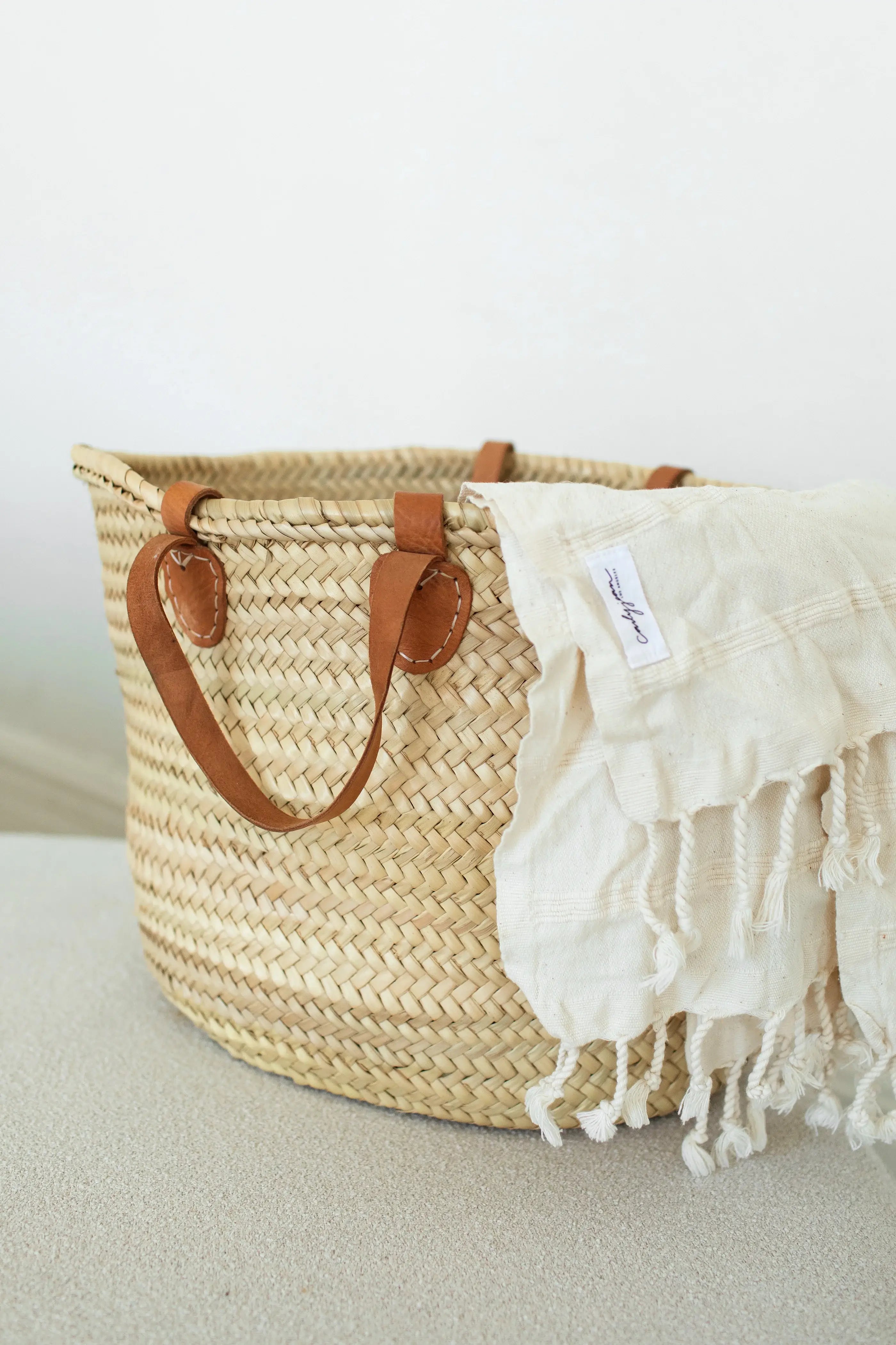 French Straw Market Bag A