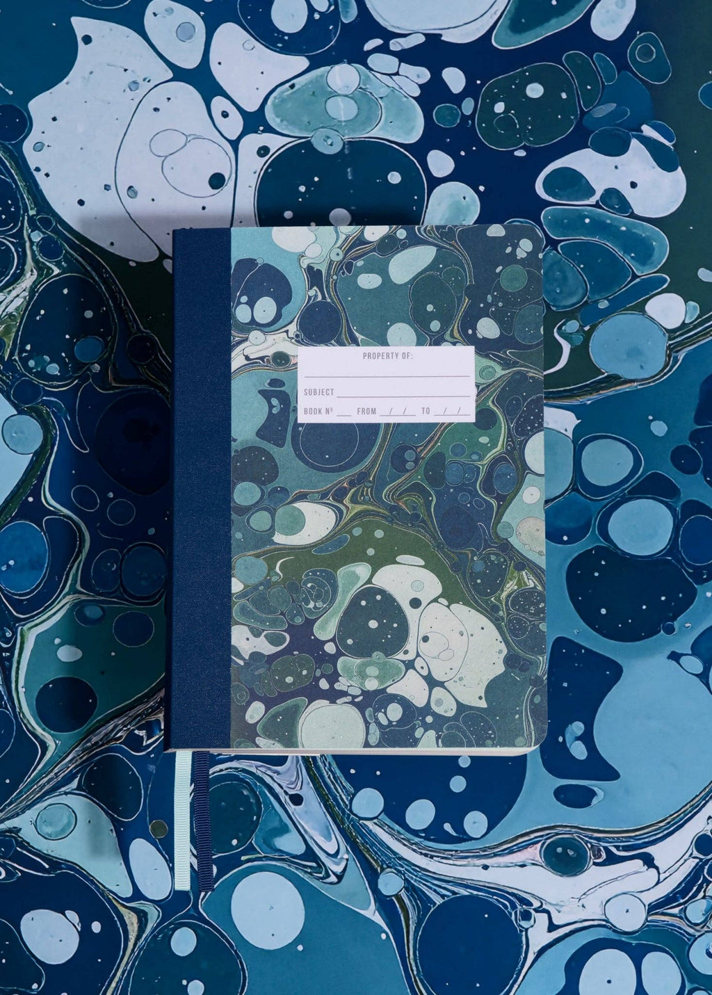 Designworks Ink Marble Soft Cover Journal ~ Teal