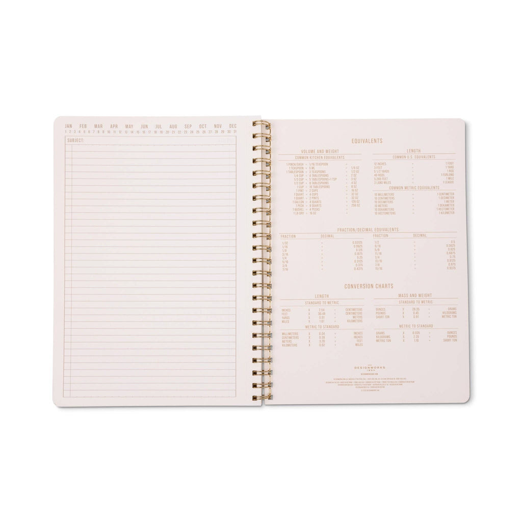 Designworks Ink Tulip A4 Notebook ~ Orange Check