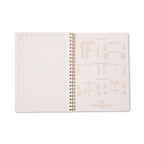 Designworks Ink Tulip A4 Notebook ~ Orange Check