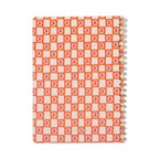 Designworks Ink Tulip A4 Notebook ~ Orange Check