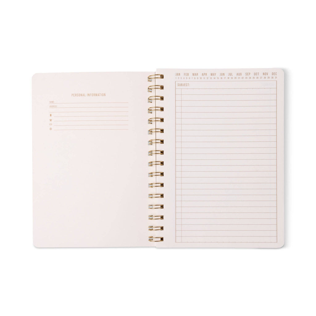 Designworks Ink Tulip A5 Notebook ~ Blue Lattice