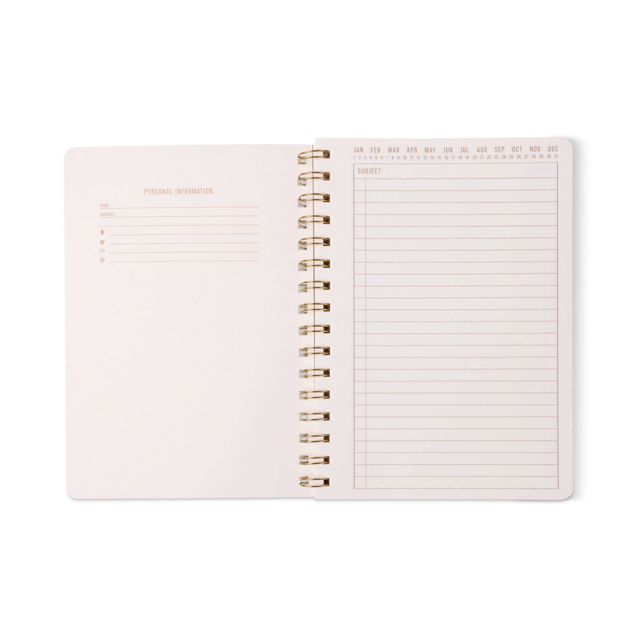 Designworks Ink Tulip A5 Notebook ~ Blue Lattice