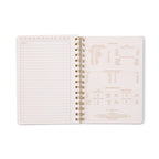 Designworks Ink Tulip A5 Notebook ~ Green Lattice