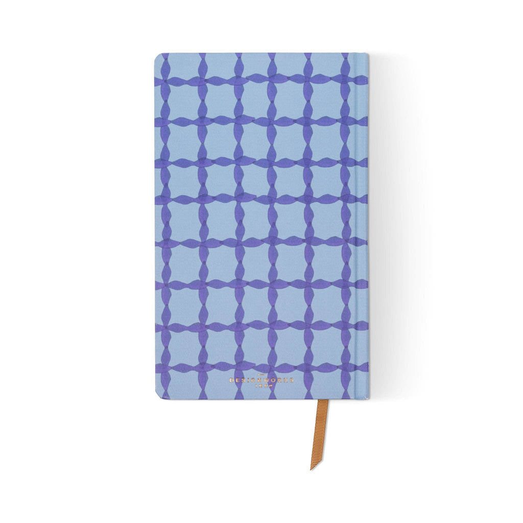 Designworks Ink Tulip Journal ~ Blue Lattice
