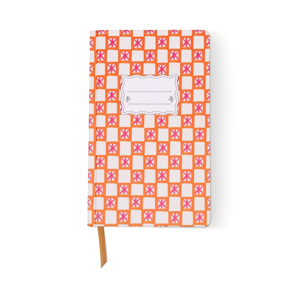 Designworks Ink Tulip Journal ~ Orange Check