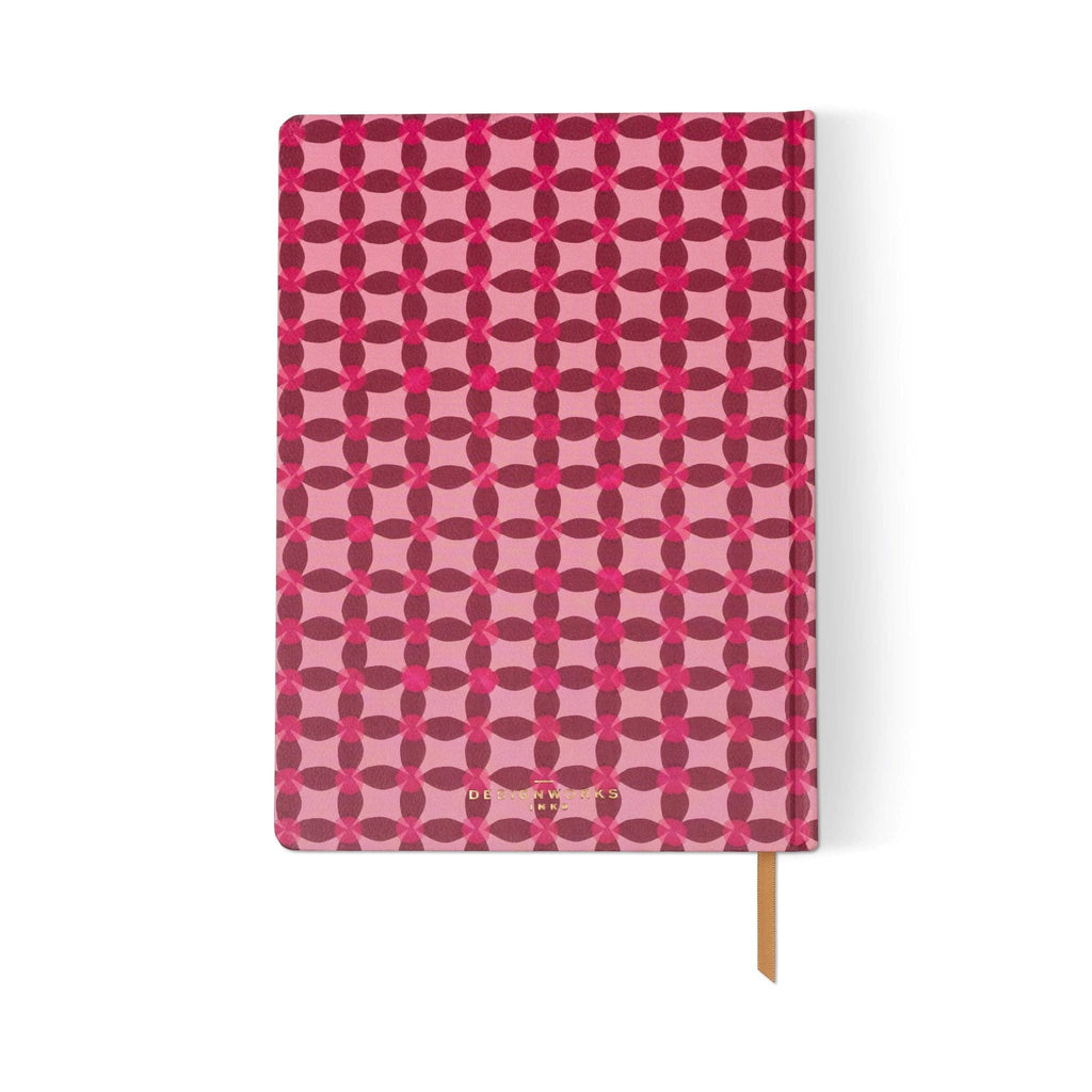 Designworks Ink Tulip Jumbo Journal ~ Pinwheel Pink