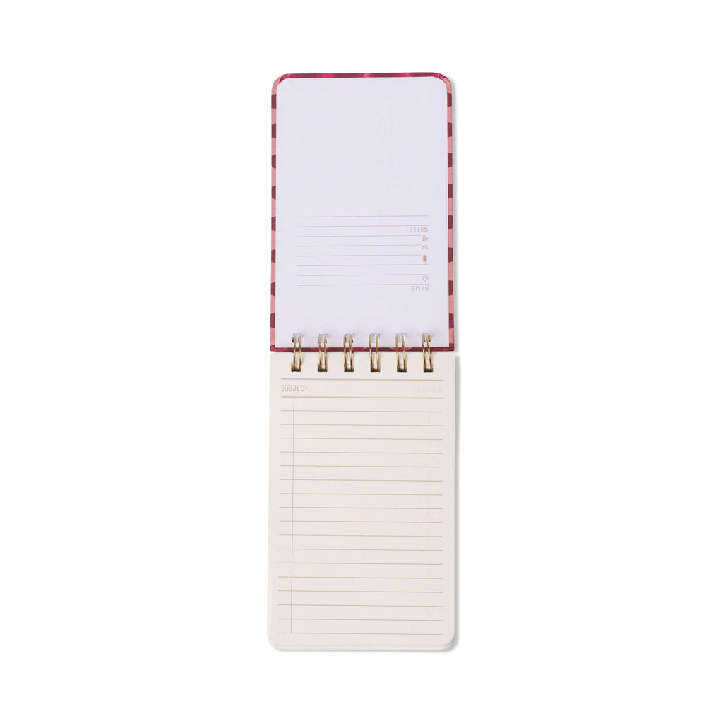 Designworks Ink Tulip Twin Wire Notepad ~ Pink