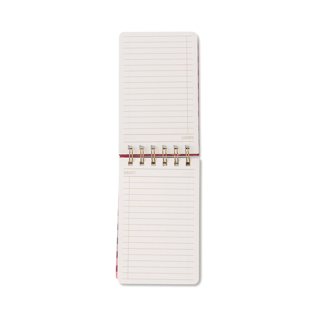 Designworks Ink Tulip Twin Wire Notepad ~ Pink