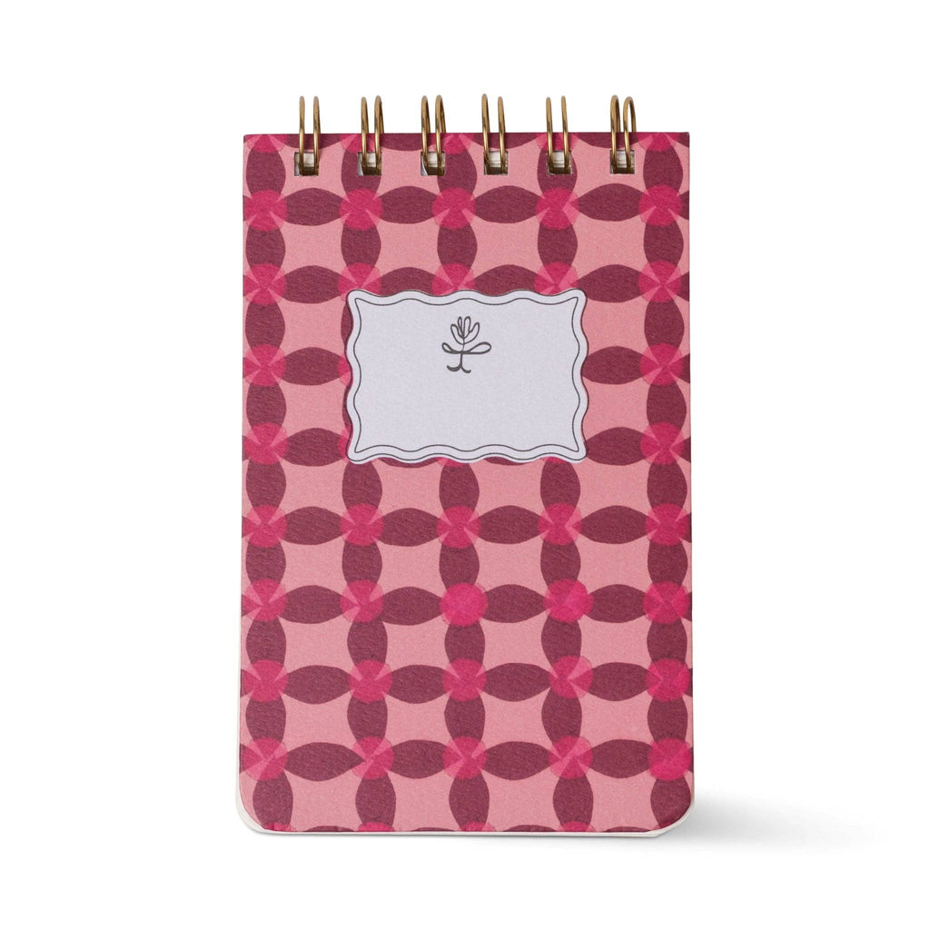 Designworks Ink Tulip Twin Wire Notepad ~ Pink