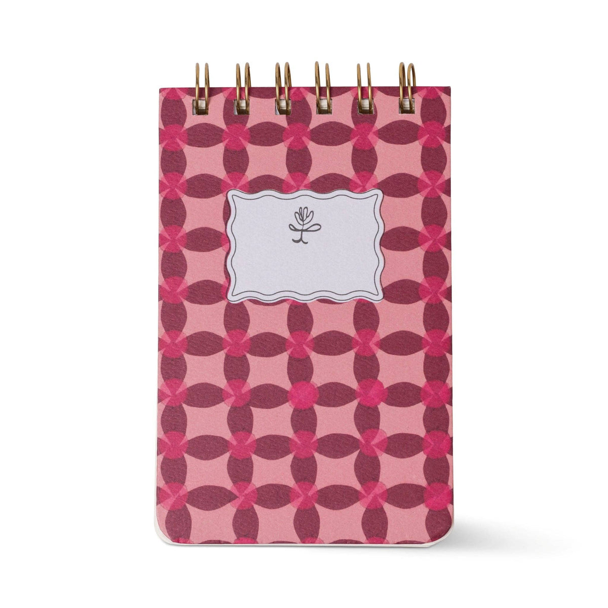 Designworks Ink Tulip Twin Wire Notepad ~ Pink