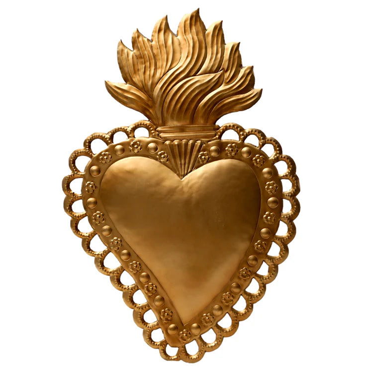 Milagro Large Decorative Flaming Heart