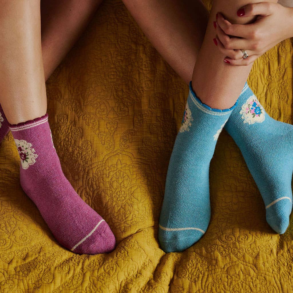 Forever England Millie Mae Lottie Floral Socks