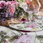 Linen Tablecloth ~ Rose Garden