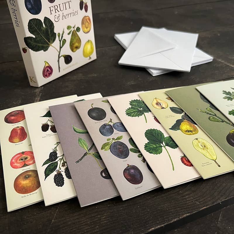 Koustrup & Co Note Cards ~  Fruit & Berries