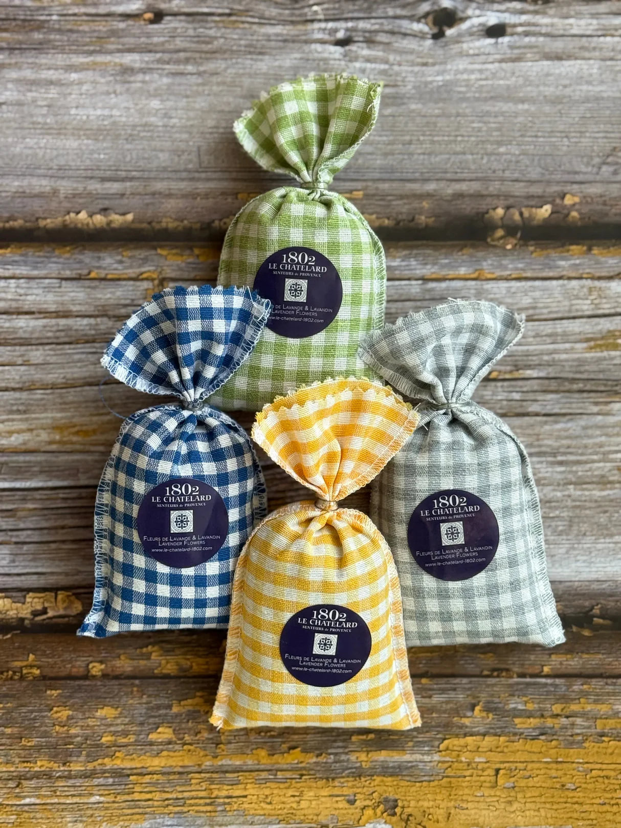 Gingham Lavender Bags