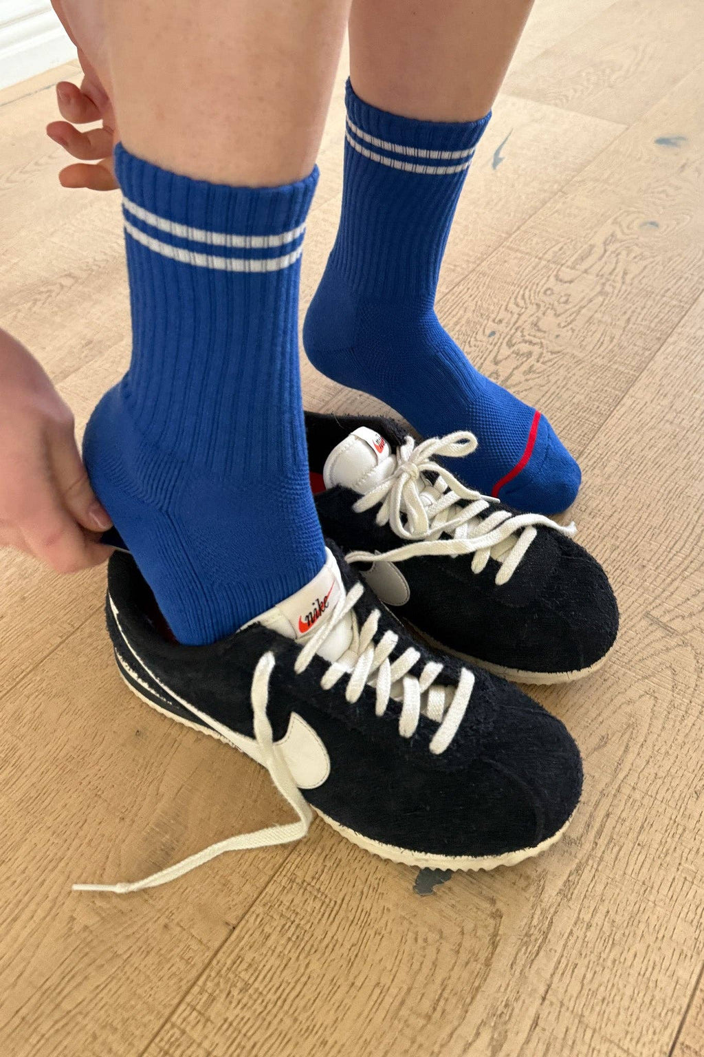 Le Bon Shoppe ~ Cobalt Boyfriend Socks