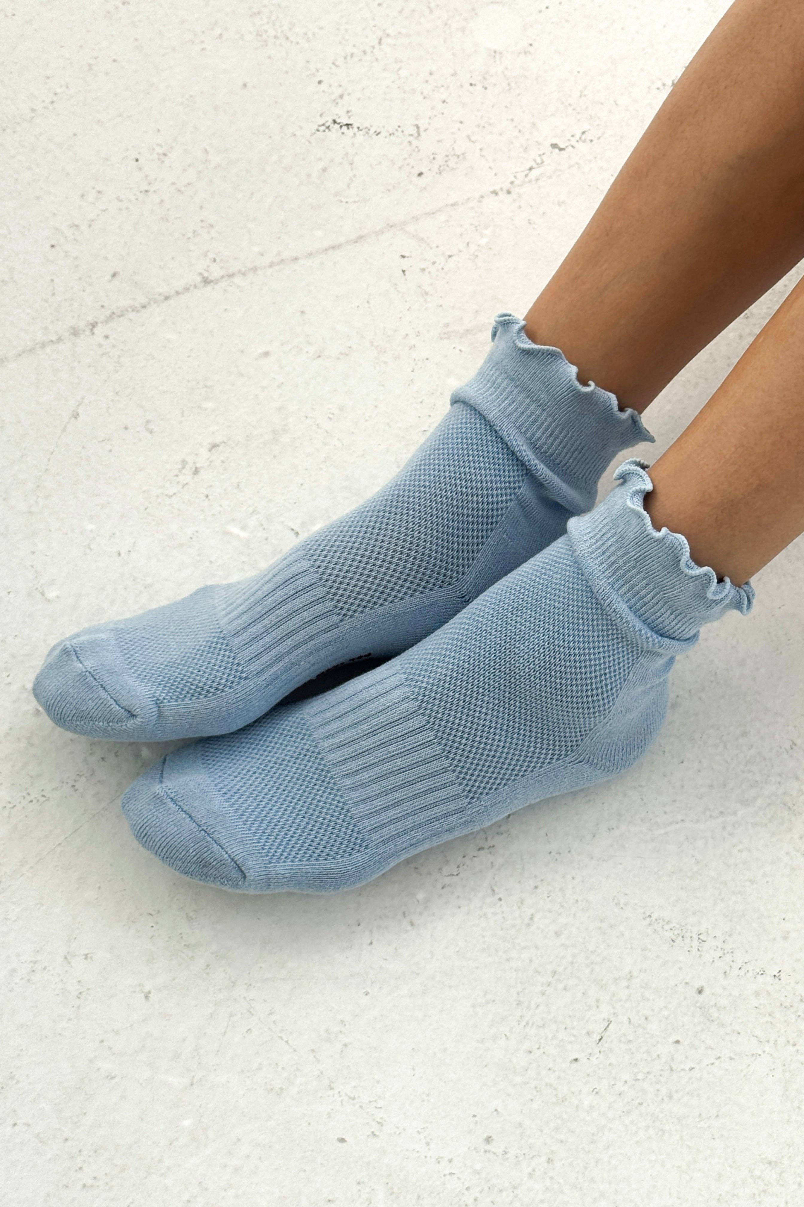 Le Bon Shoppe - Ruffled Hugger Crew Socks