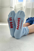 Le Bon Shoppe - Ruffled Hugger Crew Socks