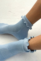 Le Bon Shoppe - Ruffled Hugger Crew Socks