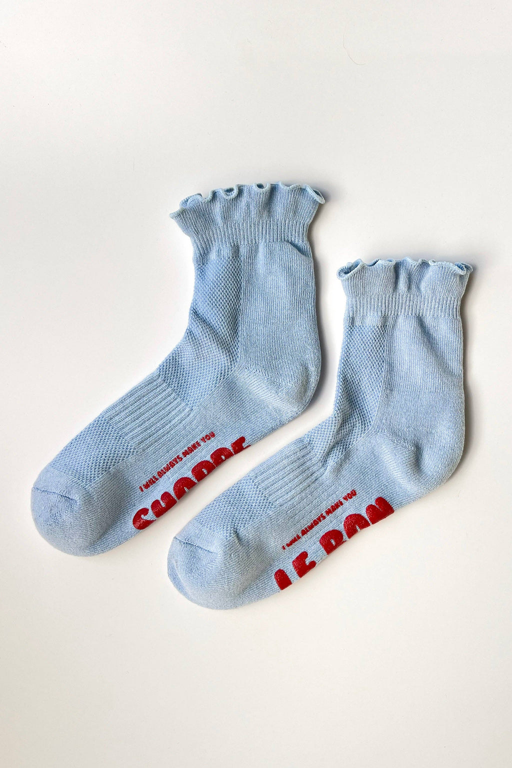 Le Bon Shoppe - Ruffled Hugger Crew Socks