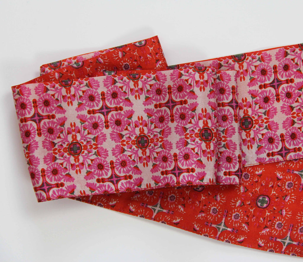 French Silk Headband Casablanca Fuchsia