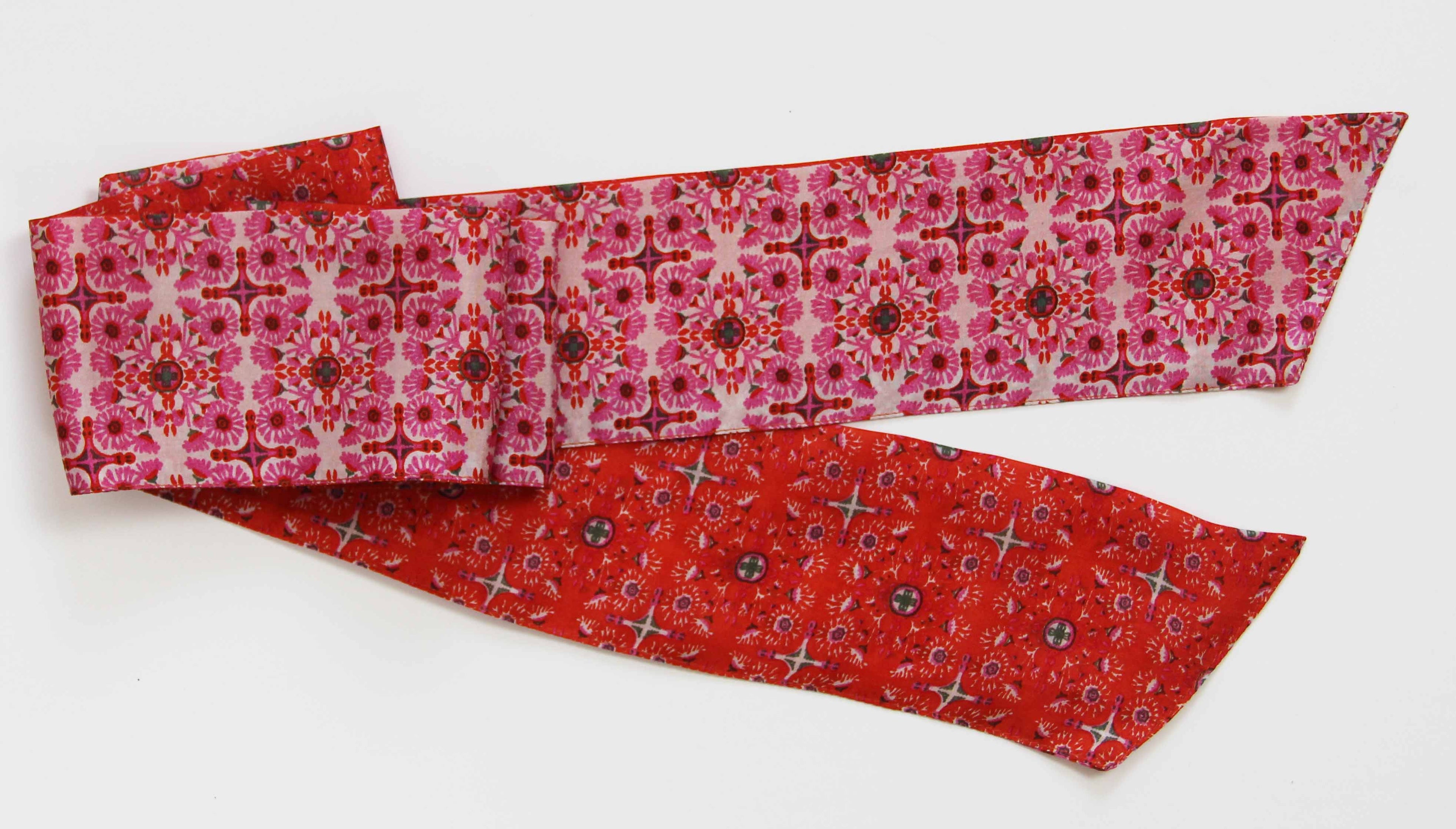 French Silk Headband Casablanca Fuchsia