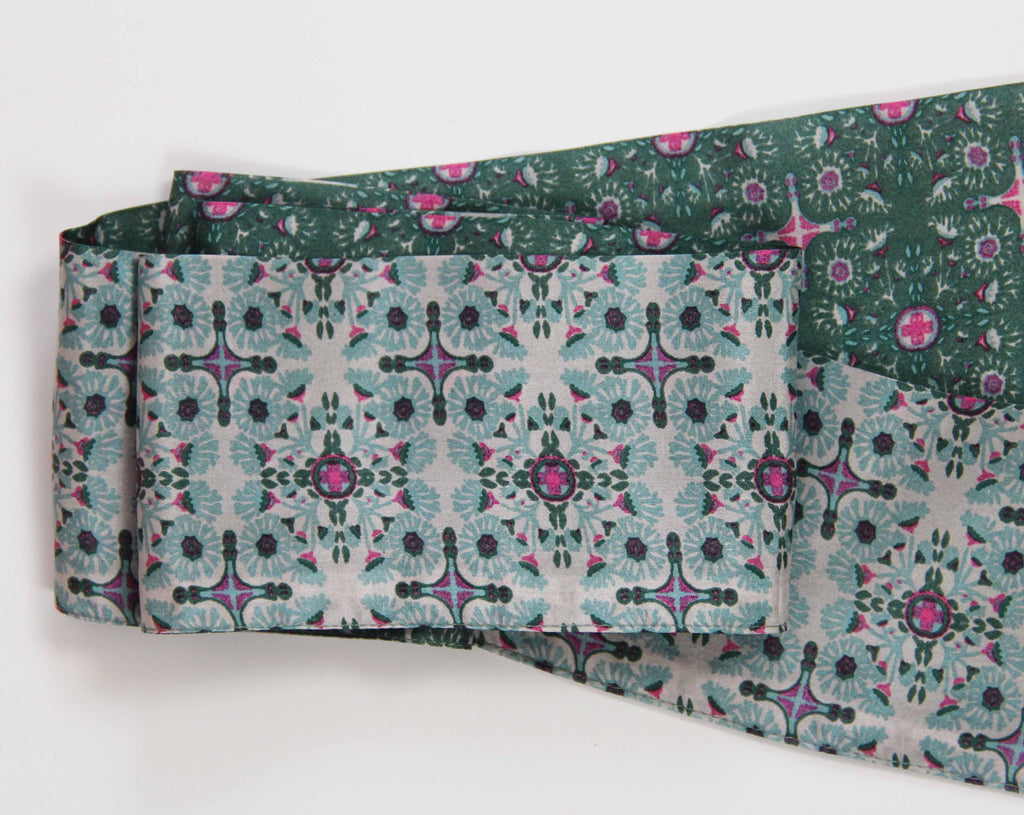 French Silk Headband Casablanca Khaki