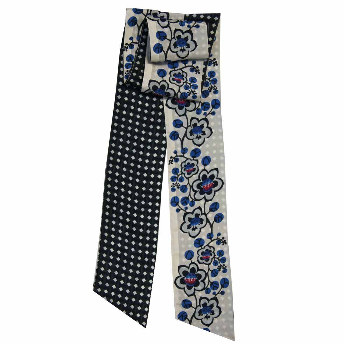 French Silk Headband Club Blue