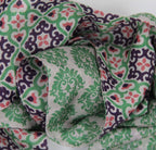 French Silk Headband Florence Green