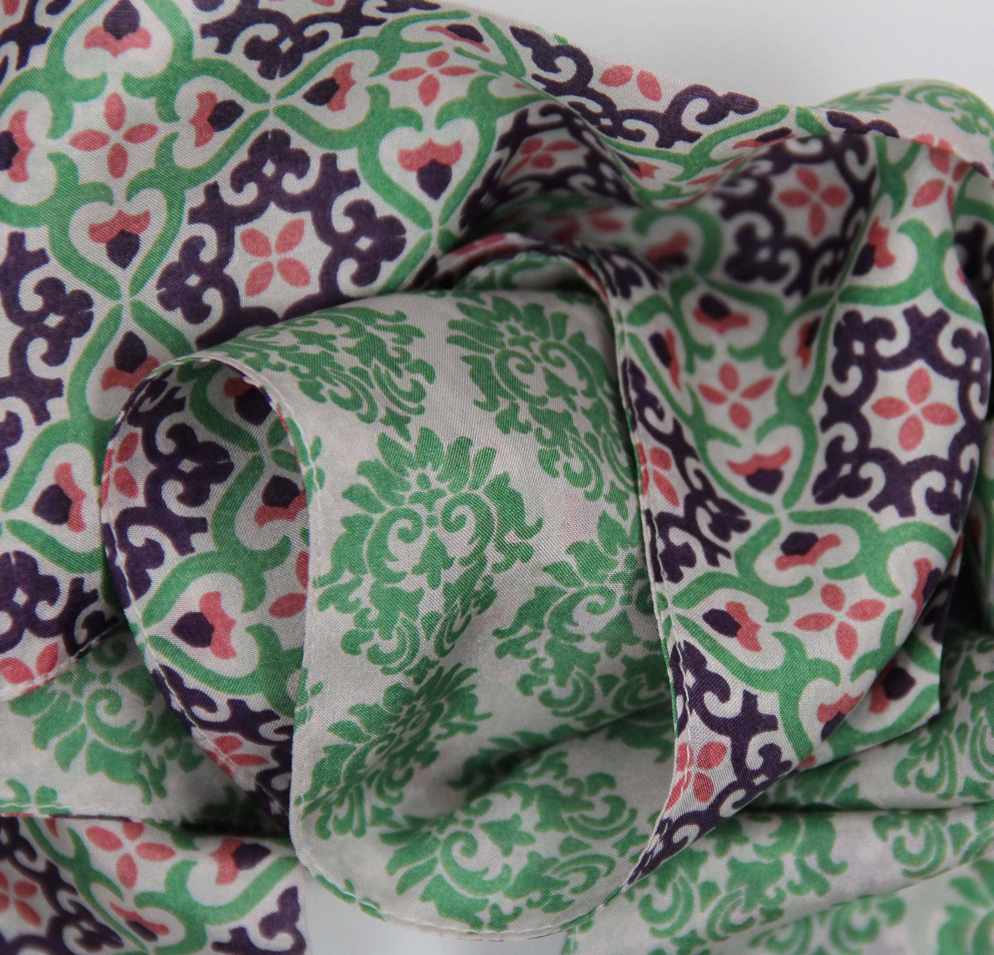 French Silk Headband Florence Green