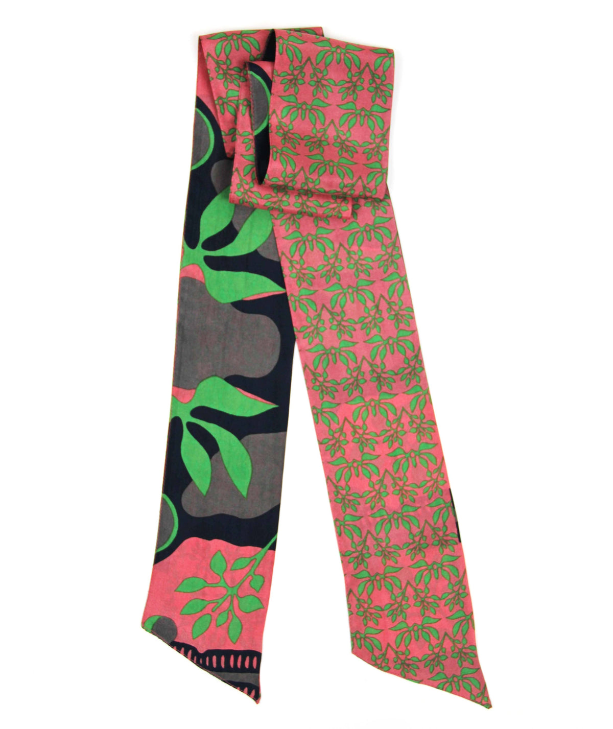 French Silk Headband Ivy Green
