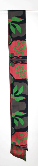 French Silk Headband Ivy Green