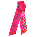 French Silk Headband Masami Fuchsia