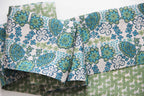 French Silk Headband Morea Bleu Blue