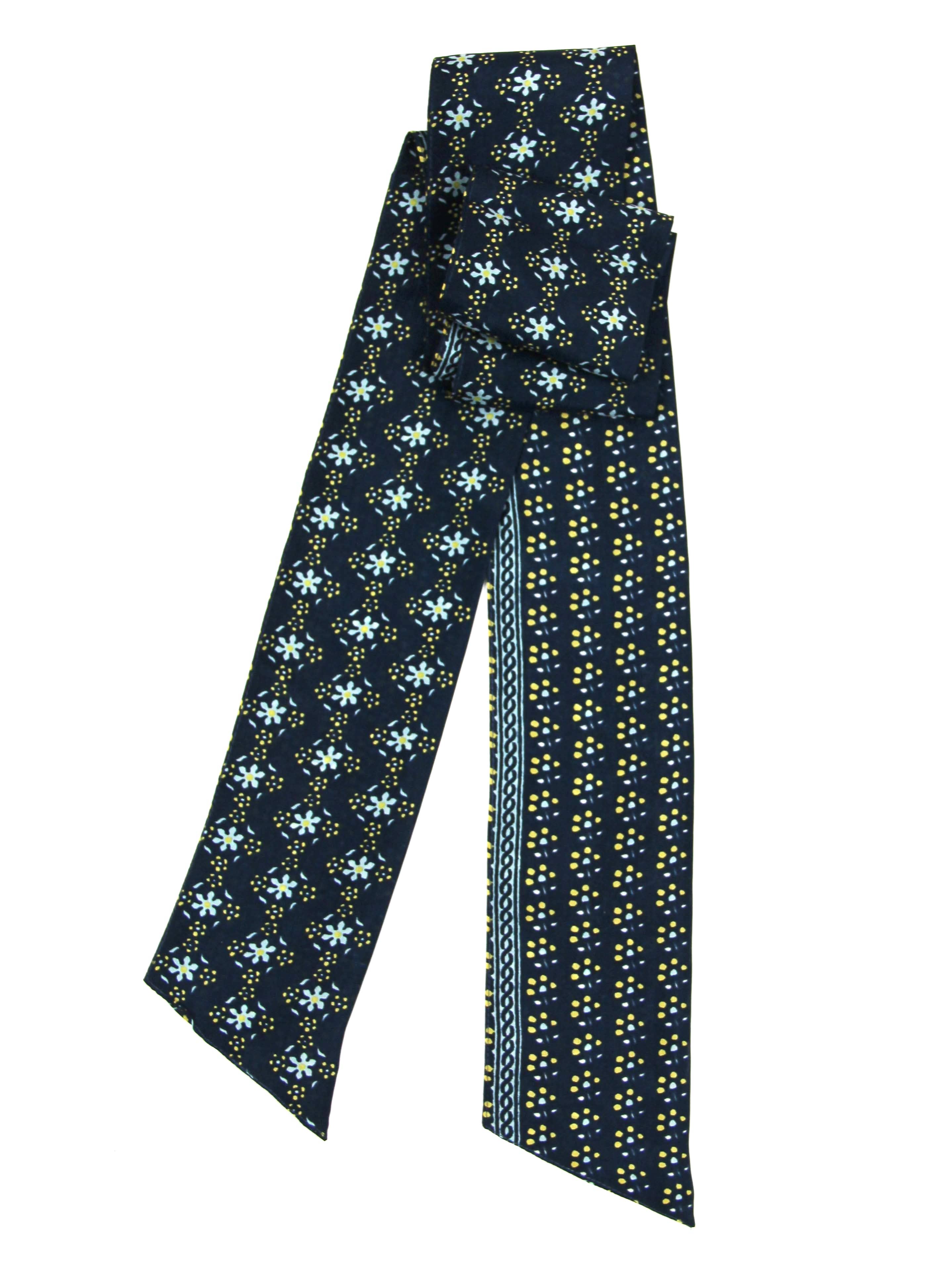 French Silk Headband Nicky Marine
