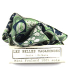 French Silk Scarf Astrid Khaki