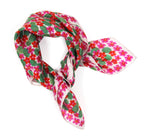 French Silk Scarf Capucine Fuchsia