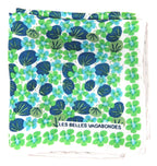 French Silk Scarf Capucine Green