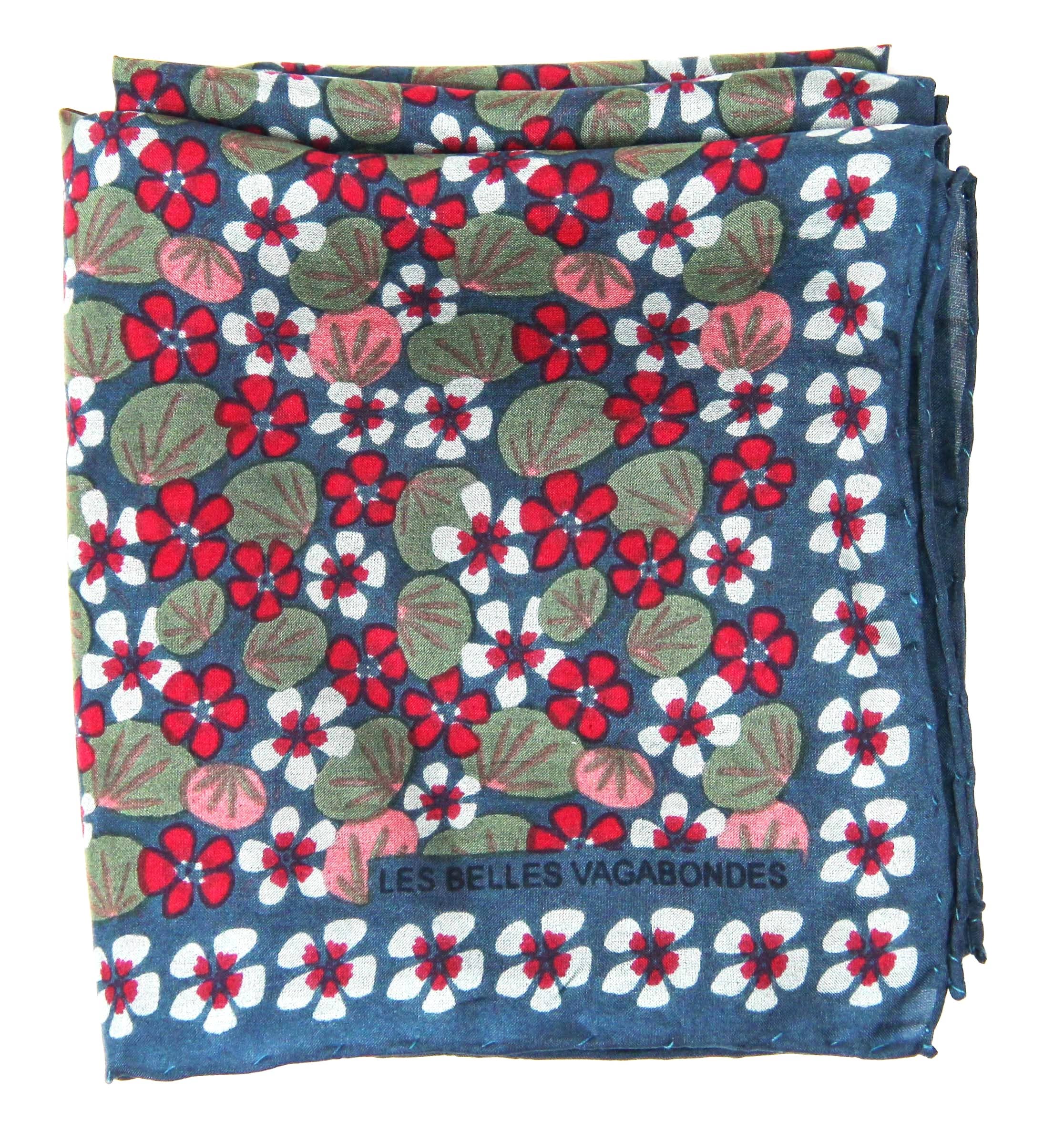 French Silk Scarf Capucine Grey
