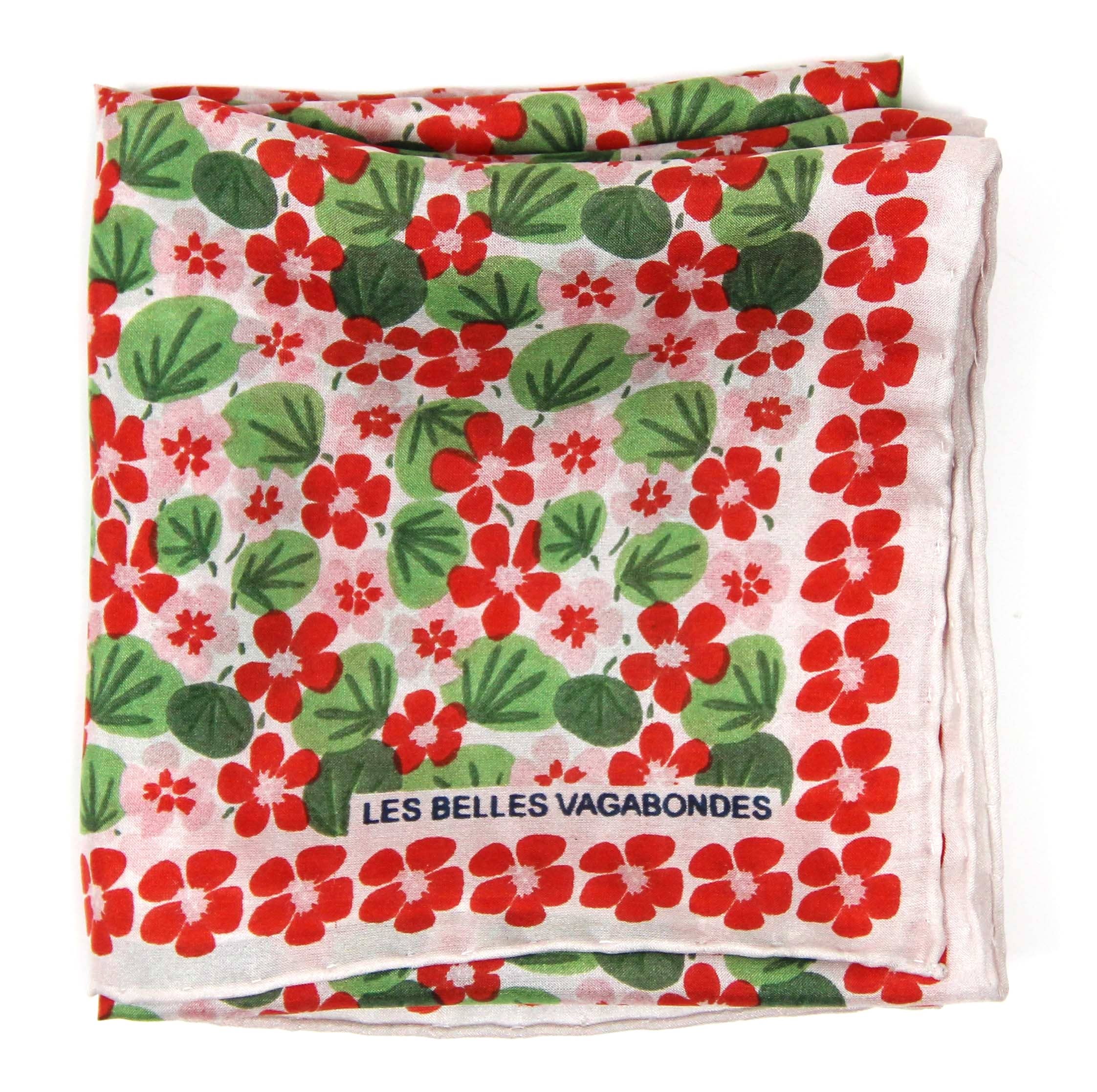 French Silk Scarf Capucine Orange