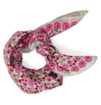 French Silk Scarf Hanami Fuchsia