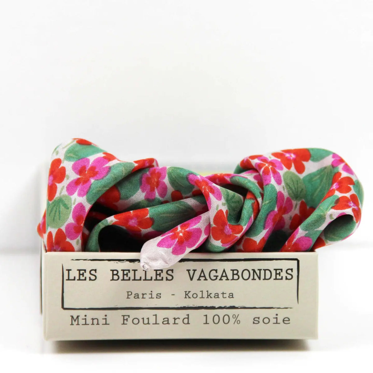 French Silk Scarf Hanami Fuchsia