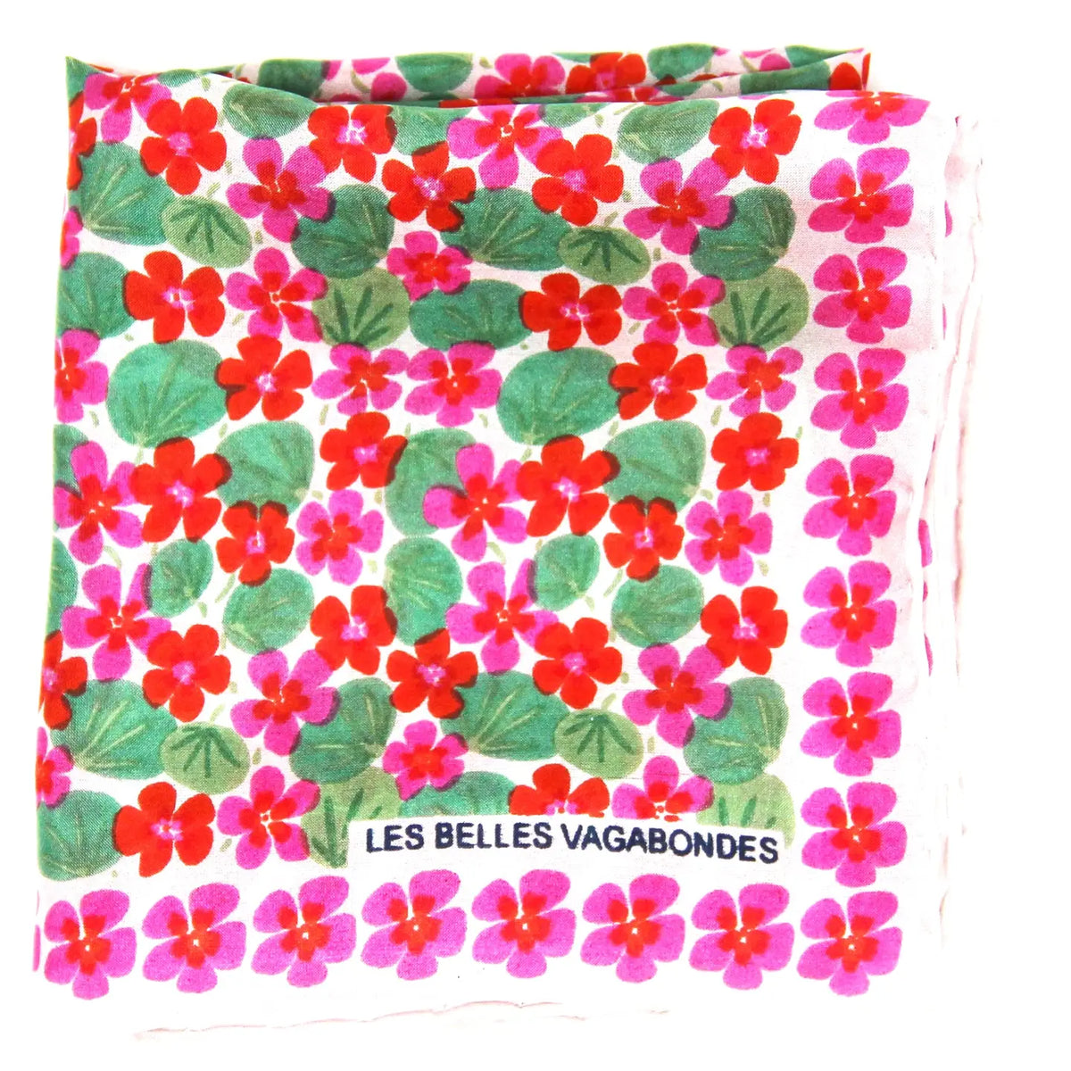 French Silk Scarf Hanami Fuchsia