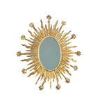 Gold Celestial Oval Mirror