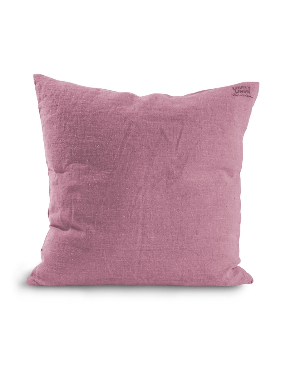 Lovely Linen Old Rose Cushion