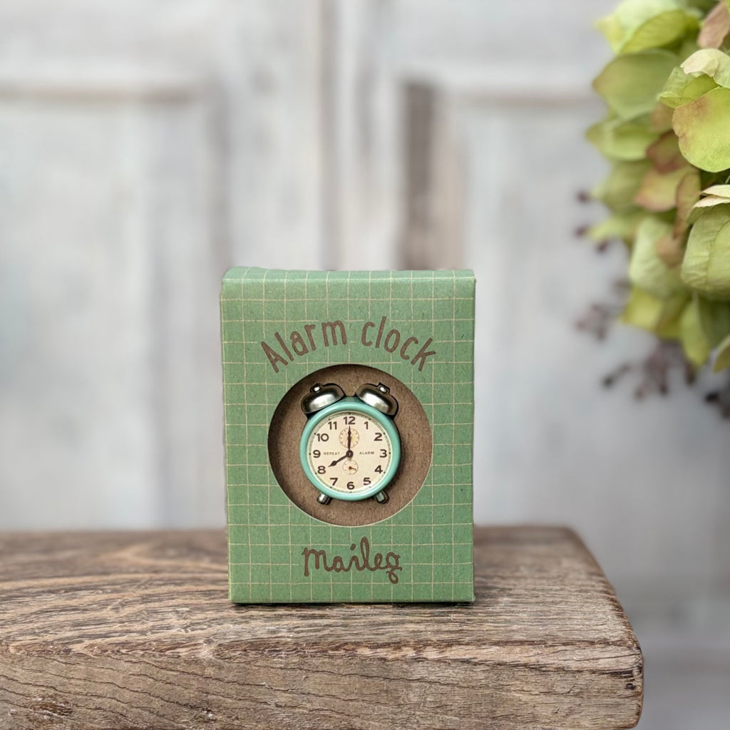 Maileg Alarm Clock ~ Mint
