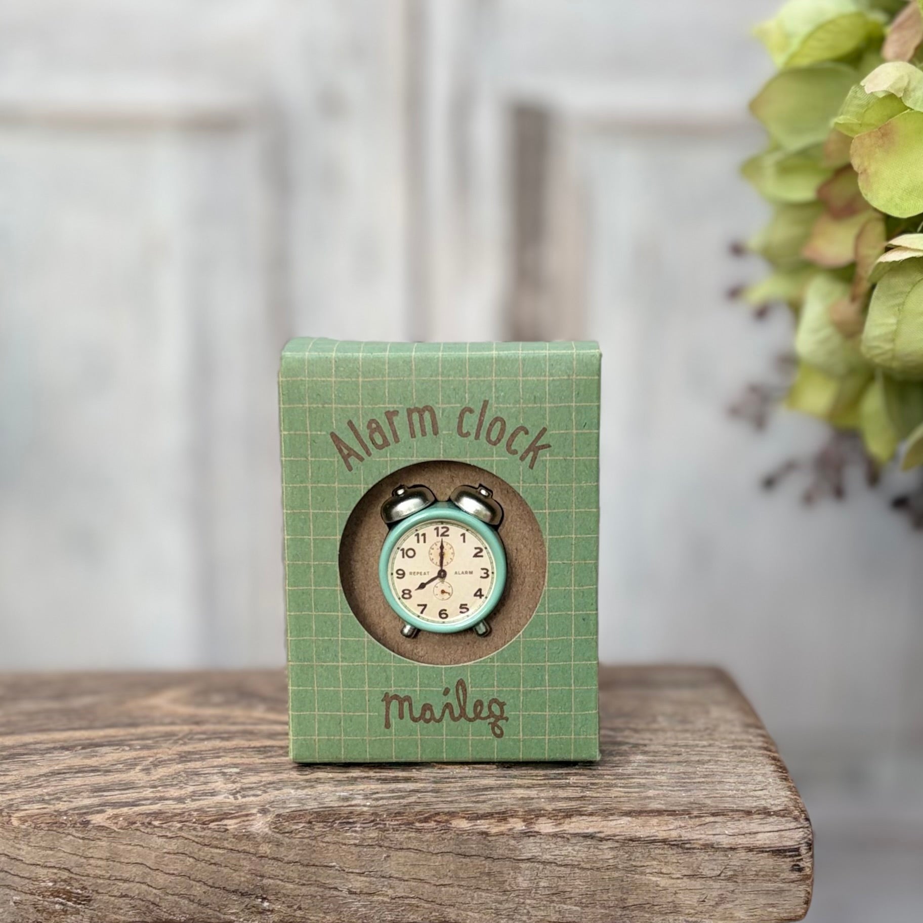 Maileg Alarm Clock ~ Mint