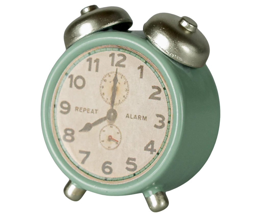 Maileg Alarm Clock ~ Mint