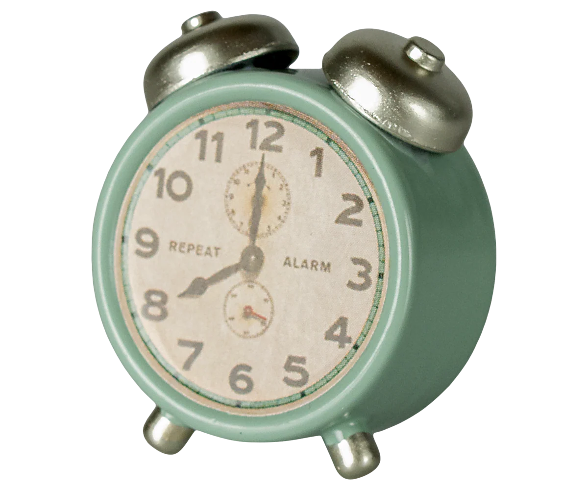 Maileg Alarm Clock ~ Mint